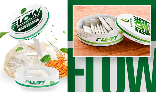 Nicotine pouch alternatives - Flow Mushroom Pouches