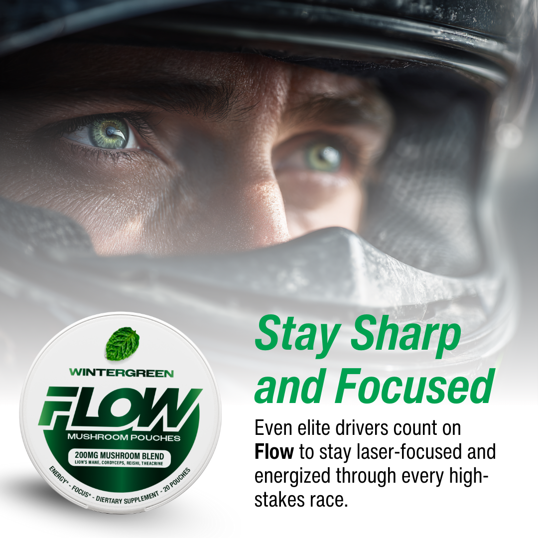 Flow mushroom pouch stay sharp and focused